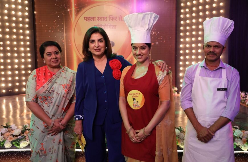 Farah Khan & Dilip turn up the tadka in COLORS’ ‘Mangal Lakshmi’ Pehla Swaad Challenge