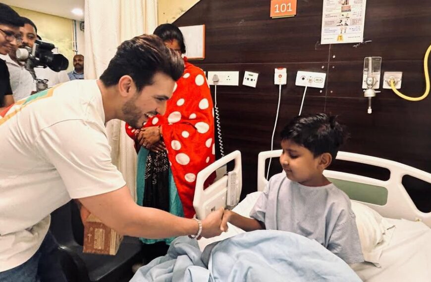 Arjun Bijlani Visits Cancer Patients…