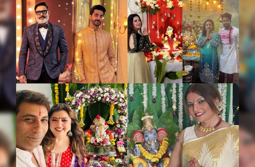 Bappa’s blessings and festive fervour: Celebrities celebrate Ganesh…
