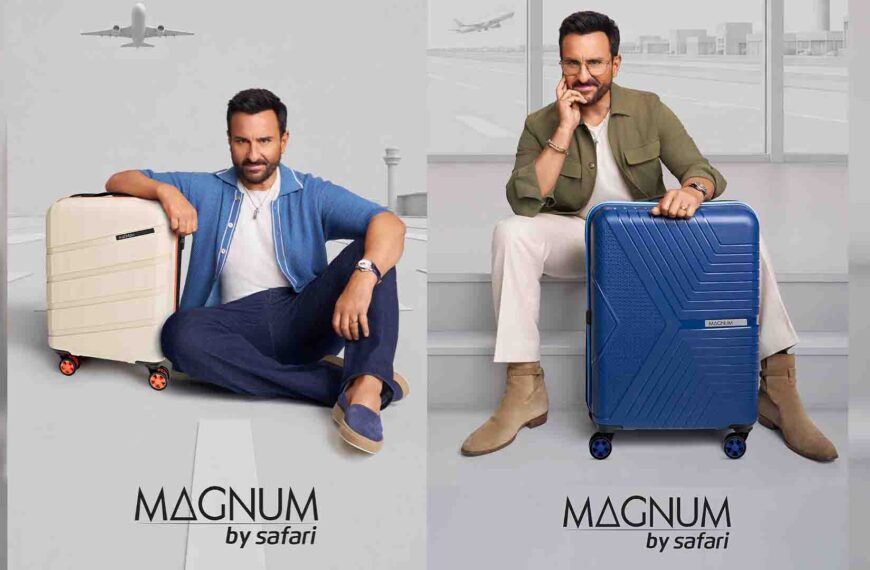 Magnum by Safari Appoints Saif Ali Khan as Brand Ambassador, Marking a New Chapter for the Luggage Brand